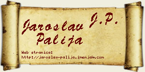 Jaroslav Palija vizit kartica